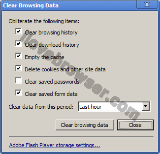 clear browsing data โครม,ลบtempโครม